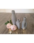 DIY Tischdeko aus Betondeko, Kork, Holz